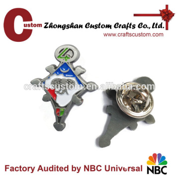 Custom metal badges lapel pins soft enamel craft