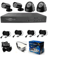 Hanwal 4ch DVR Kit for Home Security