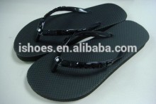 latest fashion women rhinestone beach summer rubber flipflops