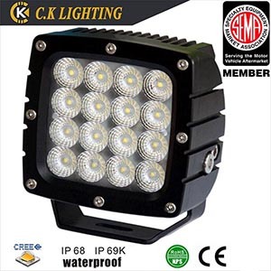 12v atv truck offroad led work light 80w