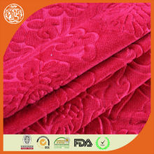 Good quality embossed velvet upholstery fabric