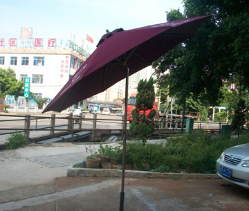 Cast Aluminum Frame Parasol, Patio Sum Umbrella (SU009)