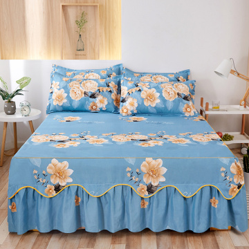 Hot selling Bed Skirt Bedspread on Case Style