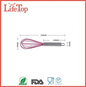 Promotion mini silicone whisk cheap egg whisk