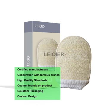 Viscose Fiber Exfoliating Mitts for Deep Body Scrubbing and Spray Tan Removal