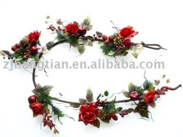 180cm artificial rose bine