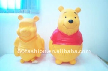 plastic fat bear toy