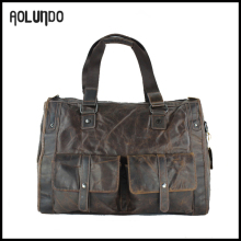 Causal Style Hobo Leather Men Handbag