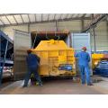 Mini twin shaft self loading diesel concrete mixers