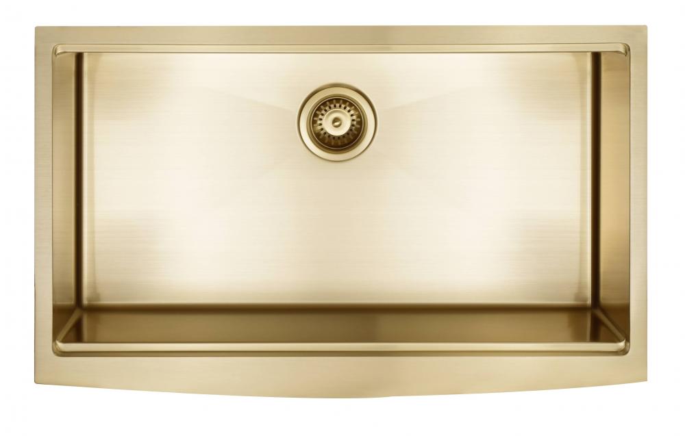 Meiao Stainless Steel 33x20 Golden apron sink
