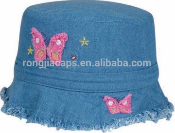 jean cheap promotion kid bucket hat