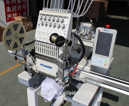 FUWEI Single head embroidery machine price 2016 embroidery machine