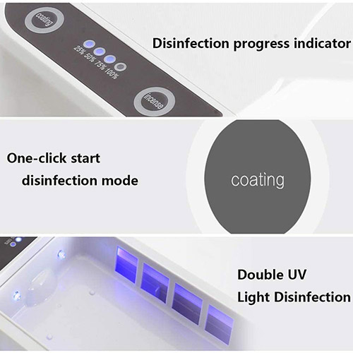 Scatola disinfettante Uv wireless per cellulare portatile