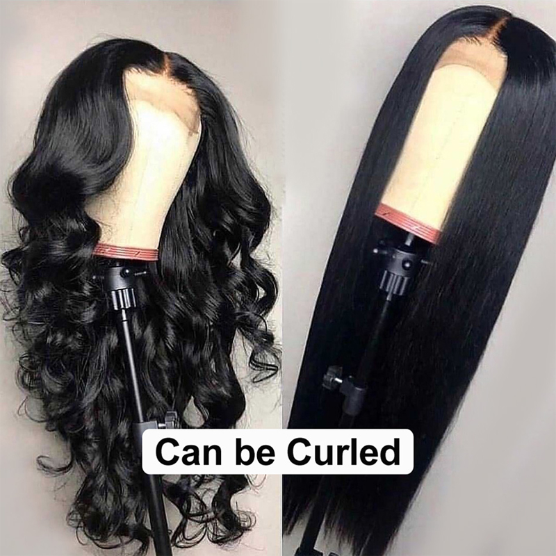 150% 180% 200% Wholesale 4x4 Lace Closure Wig Vendors 100%Aligned Cuticle Wig 4x4 Closure Natural Straight Human Hair Wigs