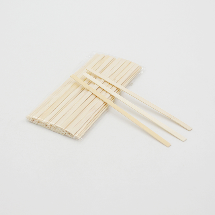 Approved 140*5.5*1.3 mm disposable bamboo Flat end  Coffee Stir Stick