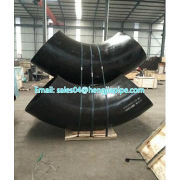 pengelasan siku 90deg bevel ujung warna hitam