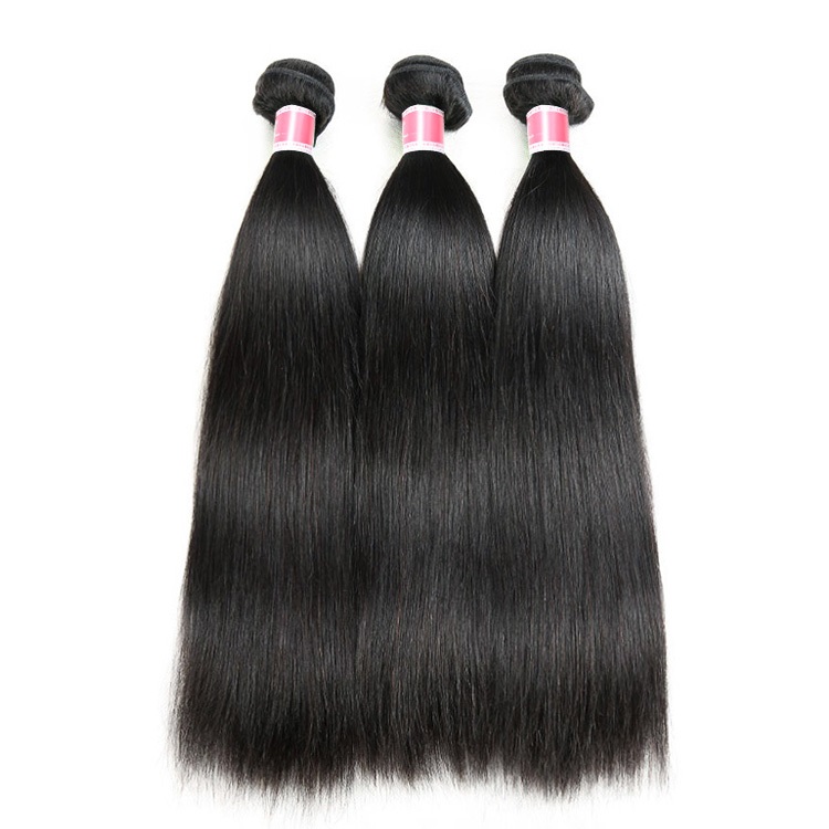 Unprocessed  Vietnamese Raw Natural Cuticle Aligned Human Hair Bundles And Closure 100% virgin hair can be bleached  to #613