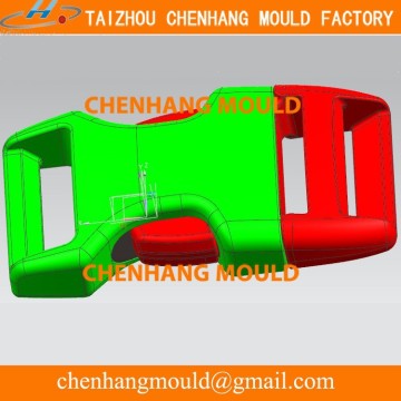 Design injection moulds for plastic buckle