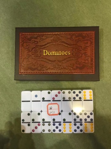 Promotional Gift Double 6 Plastic Dominoes