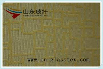 Fantasy wall covering of fiberglass fabrics