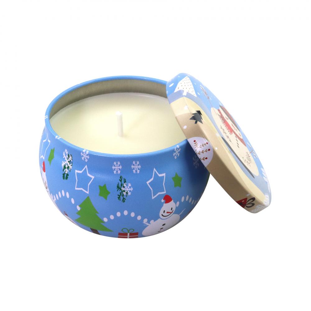 Luxury Christmas Coffee Cherry Blossom Scented Tin Candles