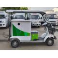 Caminhão de lixo elétrico de lixo de lixo automático de quatro rodas