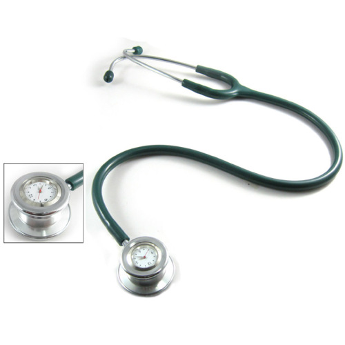 Stethoscope with clock