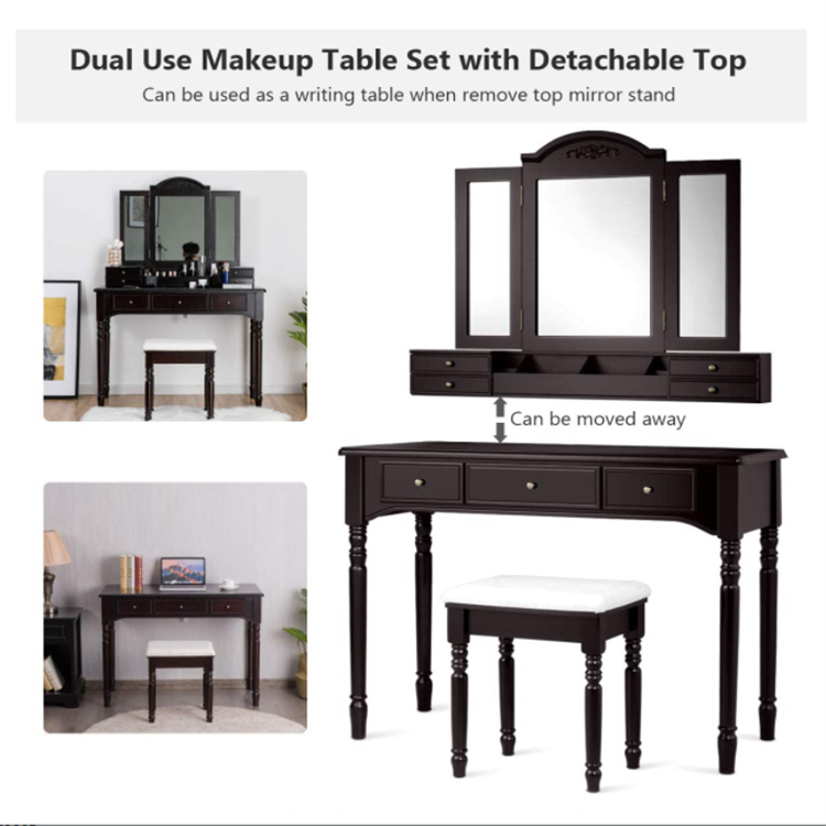 Dressing Table Set Wholesale 4