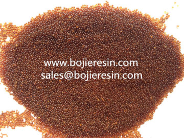 Ion exchange resin for glycerol purification in biodiesel