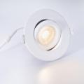 4 pol. Gimbal LED Downlight para iluminação de realce