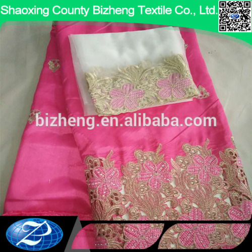 High quality african lace fabrics george wrappers with blouse