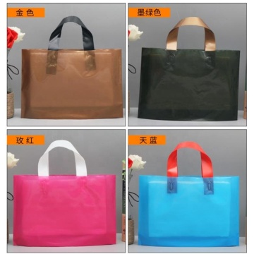 Biodegradable Plastic reusable Shopping bag with handle