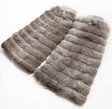 Winter Best Choice Rabbit Leg Warmer YR136 Real Fur Leg Warmer