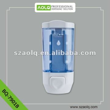 Hanging plastic alcohol dispenser bottle