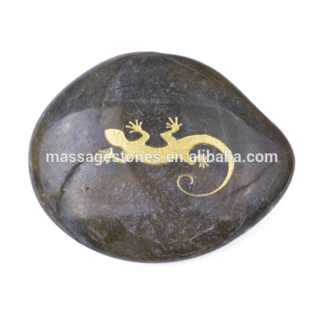 engraved inspirational word stone