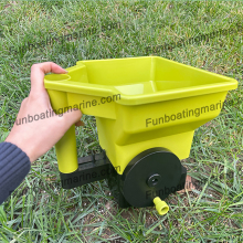 Hand-held Fertilizer and Seed Spreader for Lawn