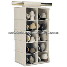 10 Pocket Canvas Hanging Shoe Organizer
