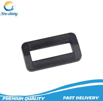 Black Plastic buckle clogs button for sandals