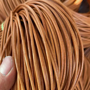 Custom Design 5mm Flat Round Leather Cord for Crafting