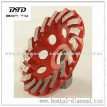 Metal diamond cup grinding wheels for concrete and stones coarse grinding