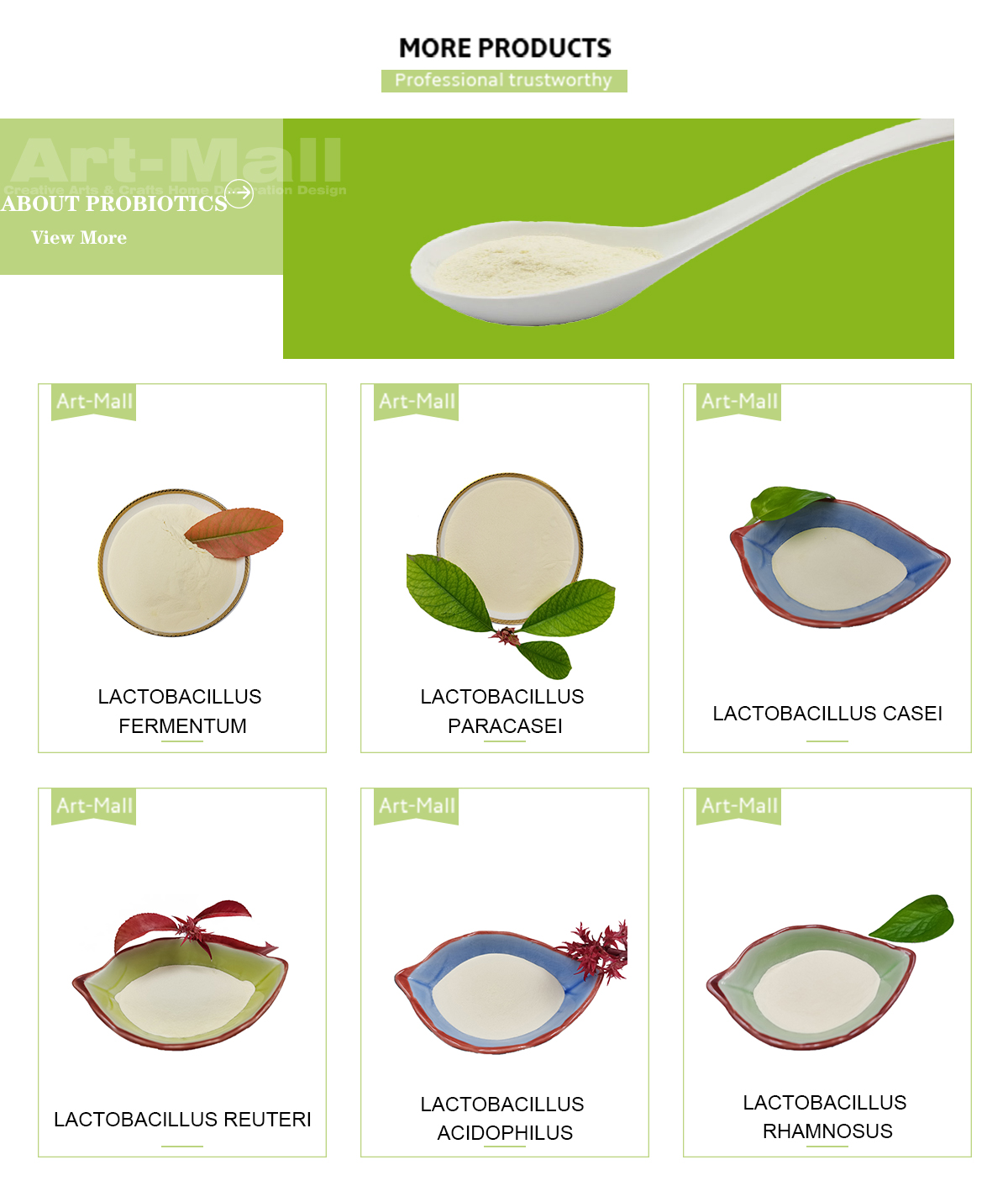 Food Supplement Raw Materials Natural Lactobacillus Salivarius From China Factory Probiotics