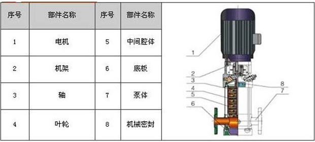 CDLF Series of stainless steel vertical multi - stage hot water pump