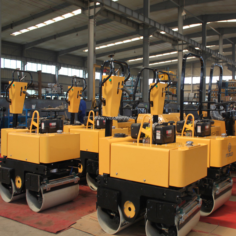 Hand Operated Double Drum Soil Compactor Road Roller