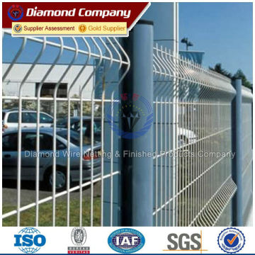 vinyl coated welded mesh fencing/welded wire powder fence gate