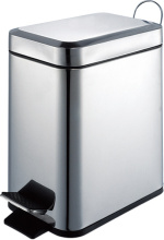 Oblong Shape 5L Stainless Steel Trashbin