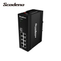 Topología Scodeno 1Gigabit Base-X 8 Gigabit Base-T CCTV Cámara IP IP Switches industrial Ethernet
