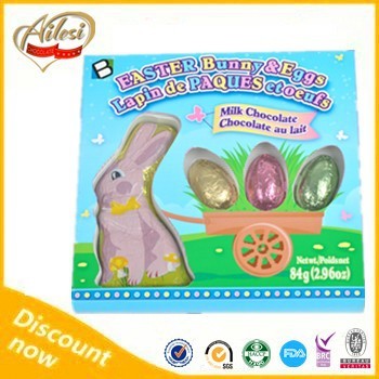84g easter bunny/easter egg chocolate/easter chocolate eggs