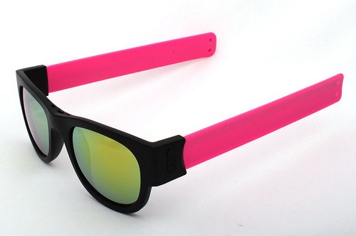 Promocional Protable Slap Wrist Sunglasses