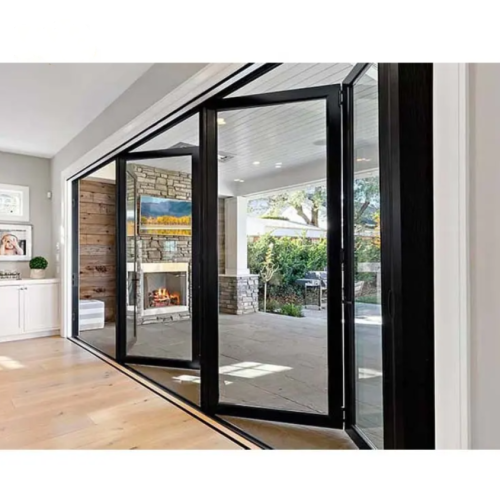Double Glazing Aluminum Bi-folding Doors