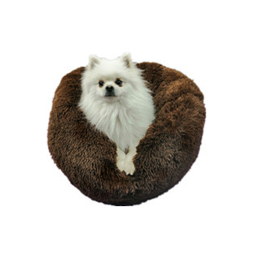 Soft Deep Sleep in Plush Circular Pet Nest